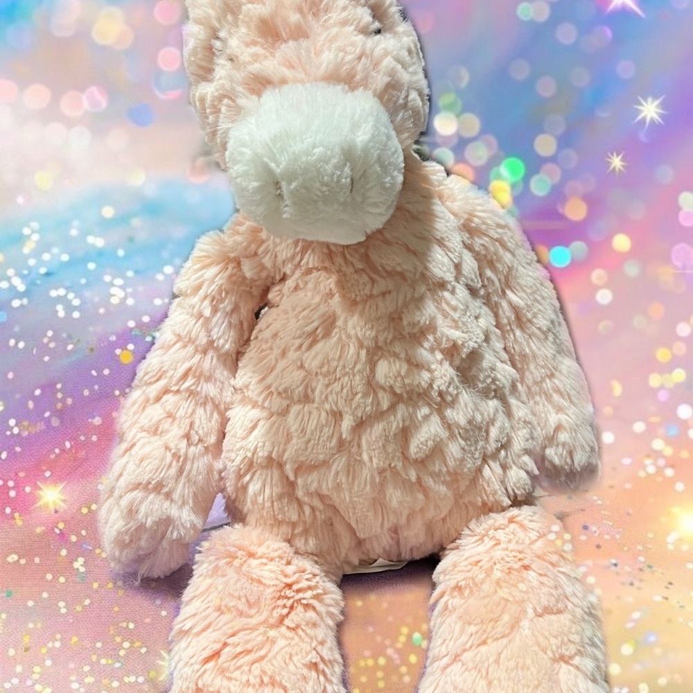 Mary Meyers Adorable Pink Plush Stuffed Unicorn 🦄